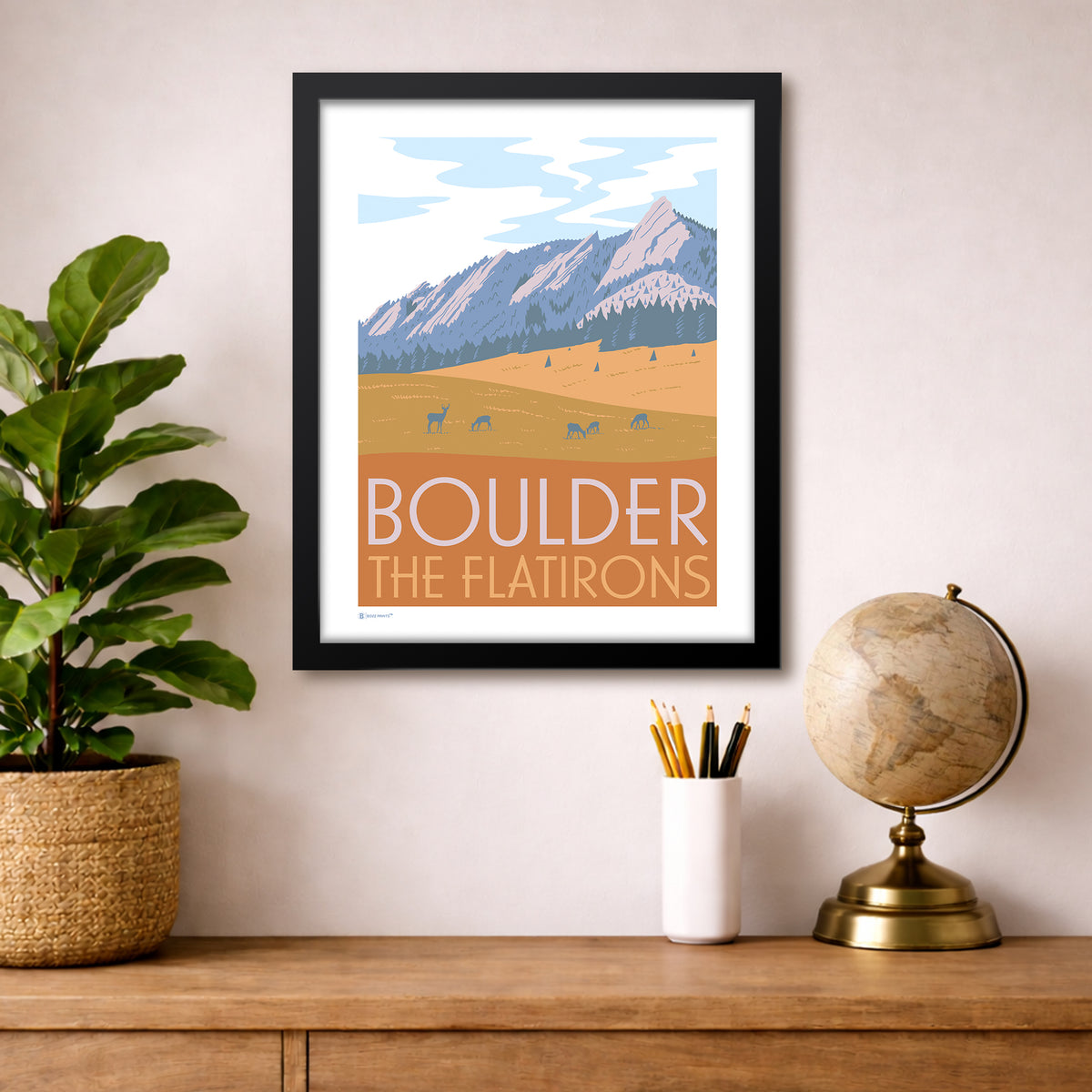 Boulder Flatirons Print