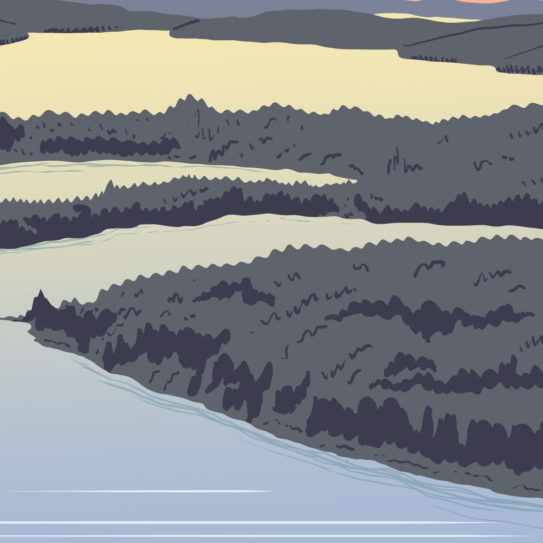 Boundary Waters Overlook Print