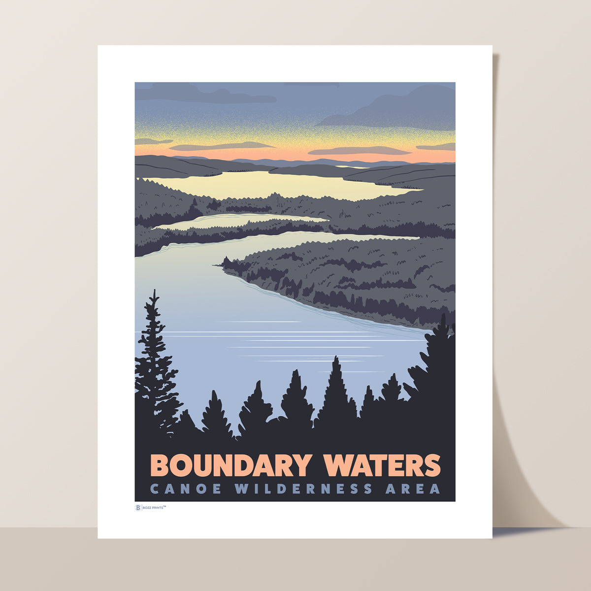 Boundary Waters Overlook Print