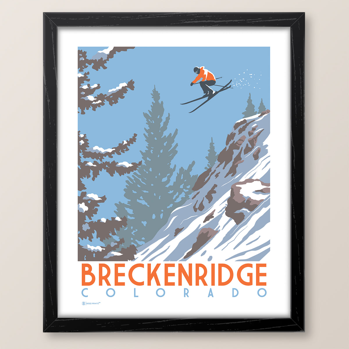 Breckenridge Catching Air Print