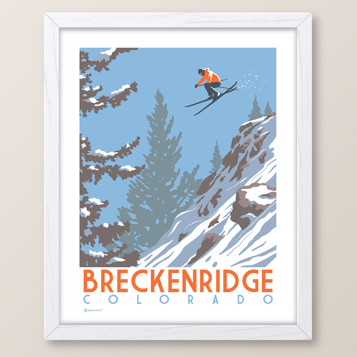 Breckenridge Catching Air Print