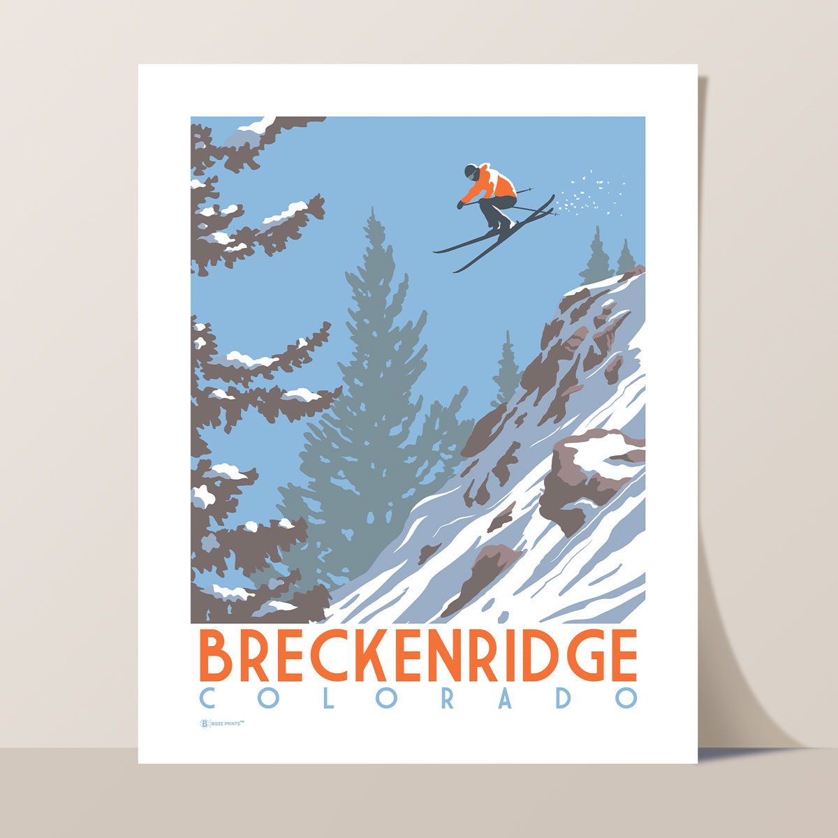 Breckenridge Catching Air Print