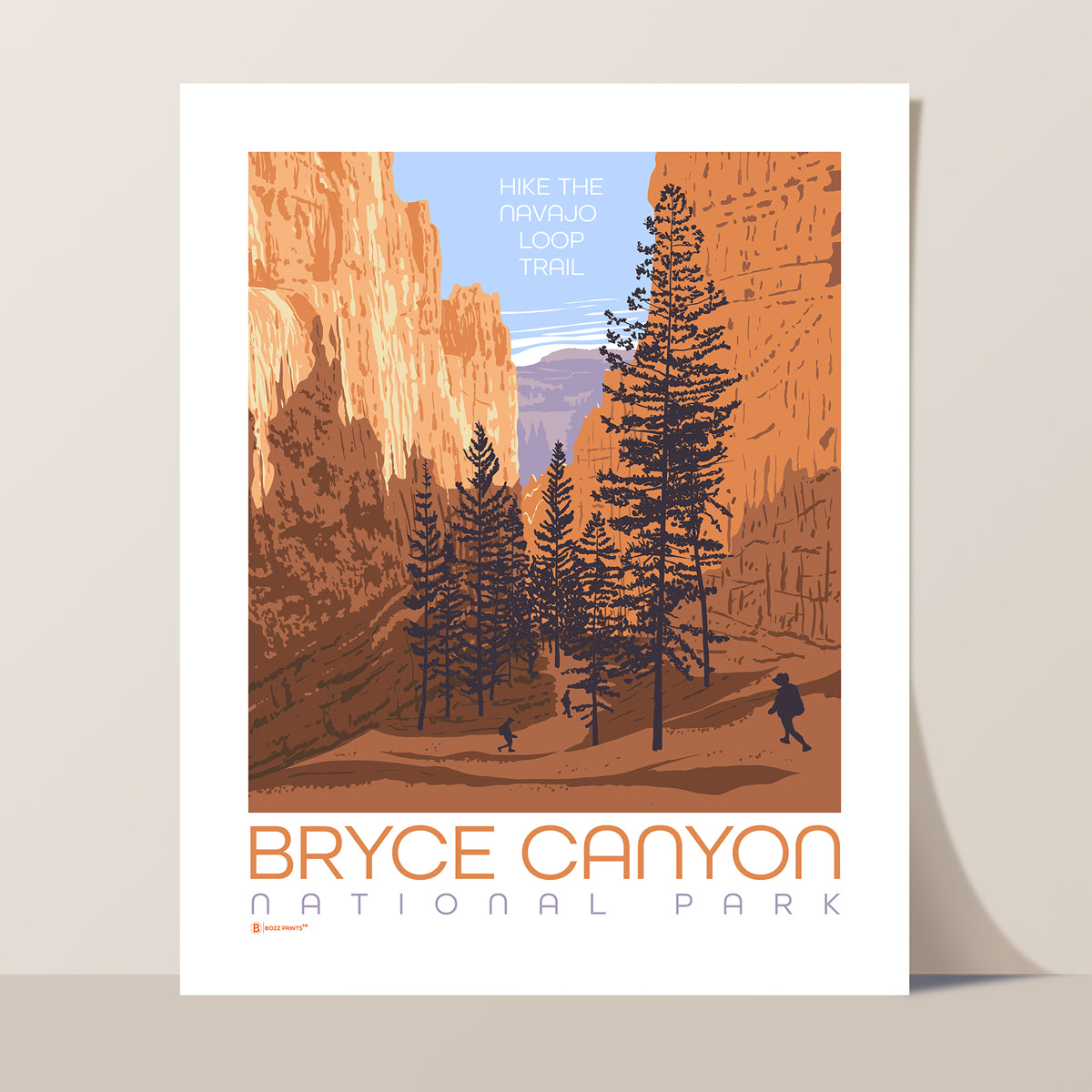 Bryce Canyon National Park Navajo Trail Loop Print