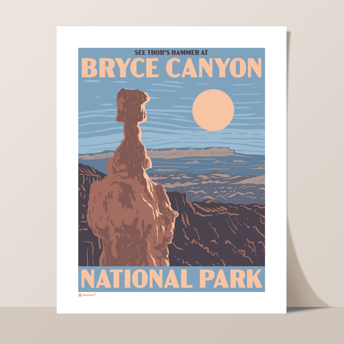 Bryce Canyon National Park Thor's Hammer Print