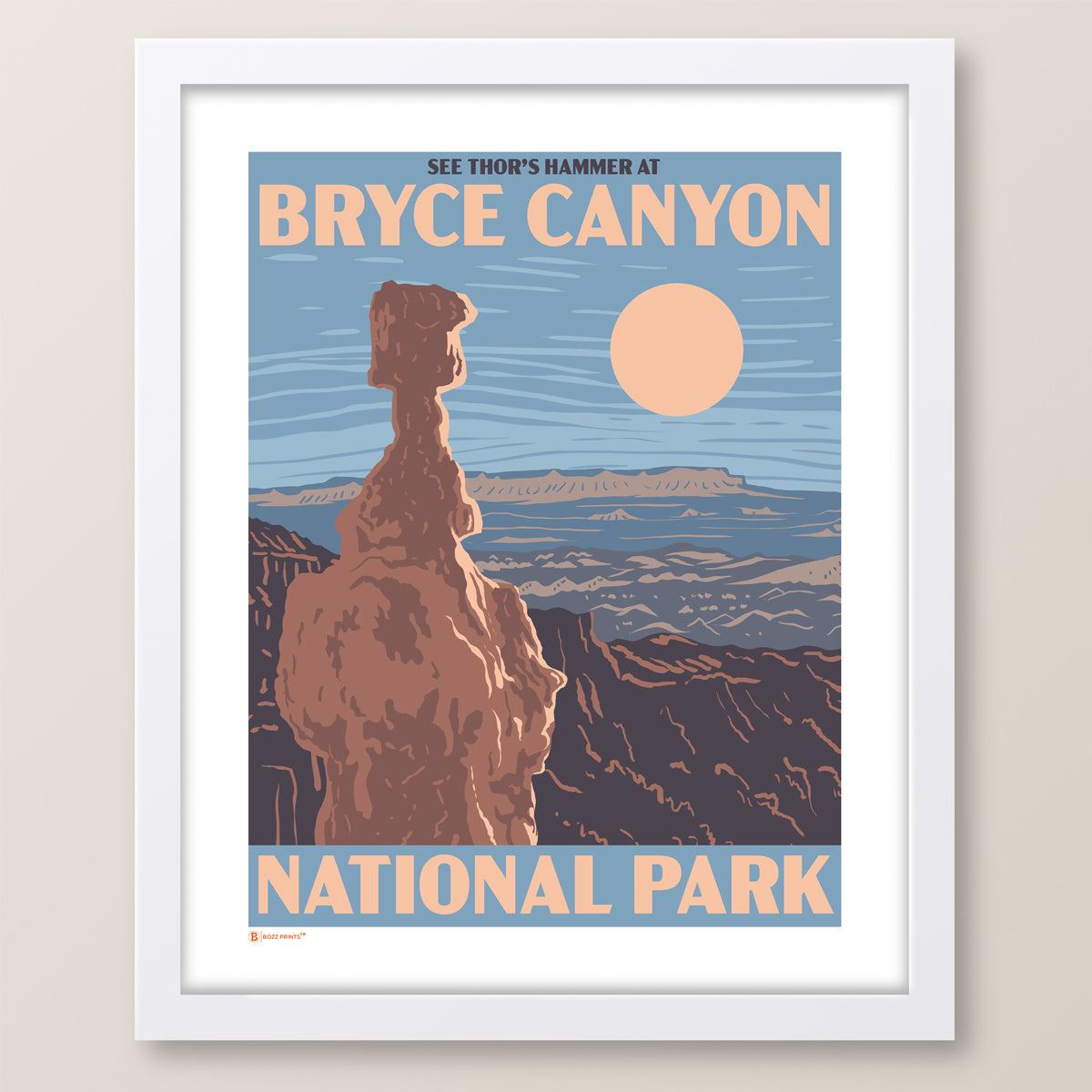 Bryce Canyon National Park Thor&#39;s Hammer Print