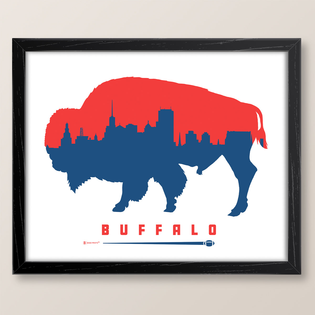 Buffalo Football Print