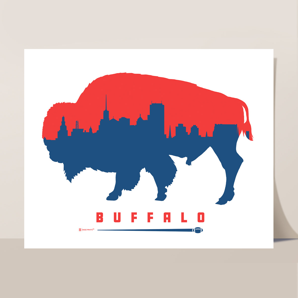 Buffalo Football Print
