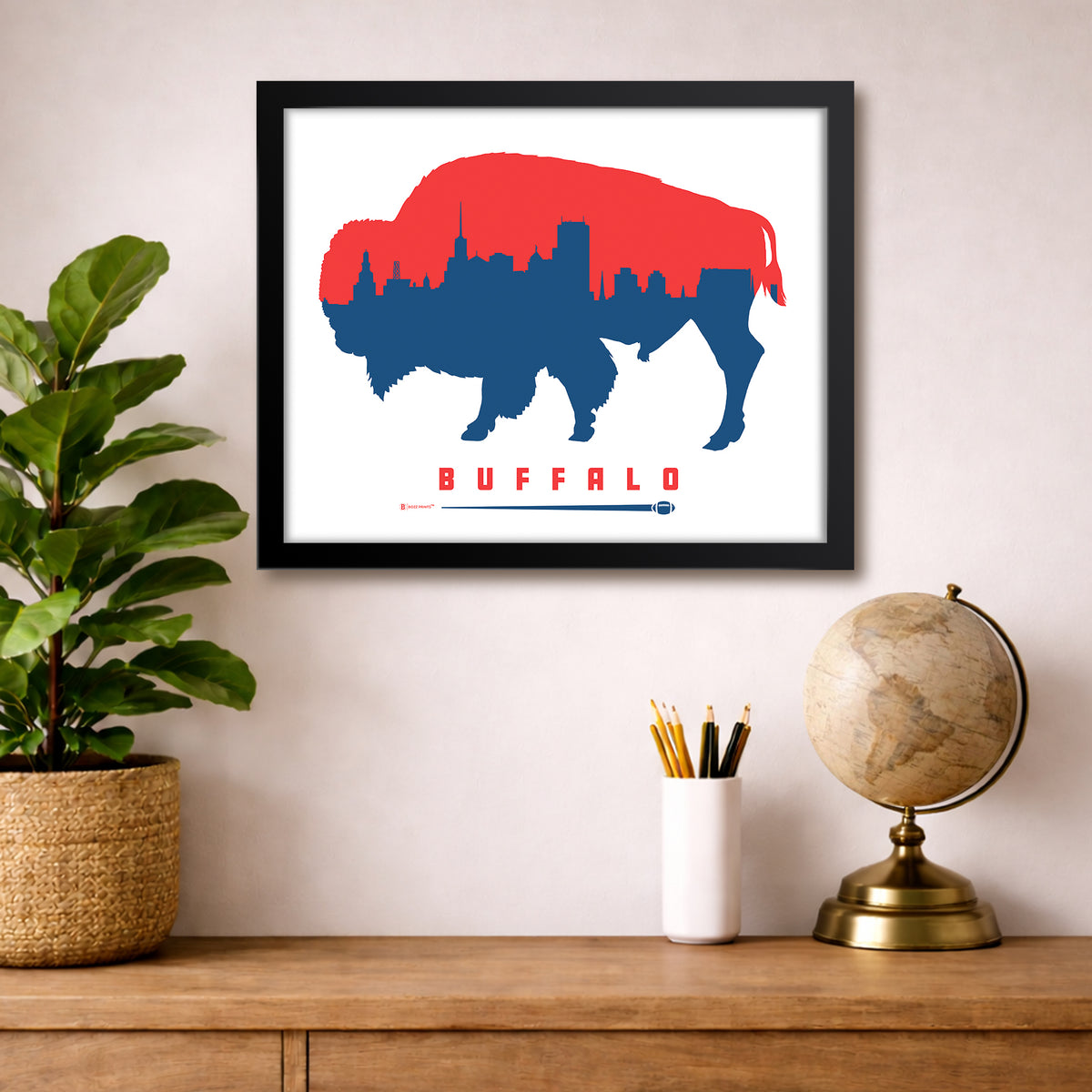 Buffalo Football Print