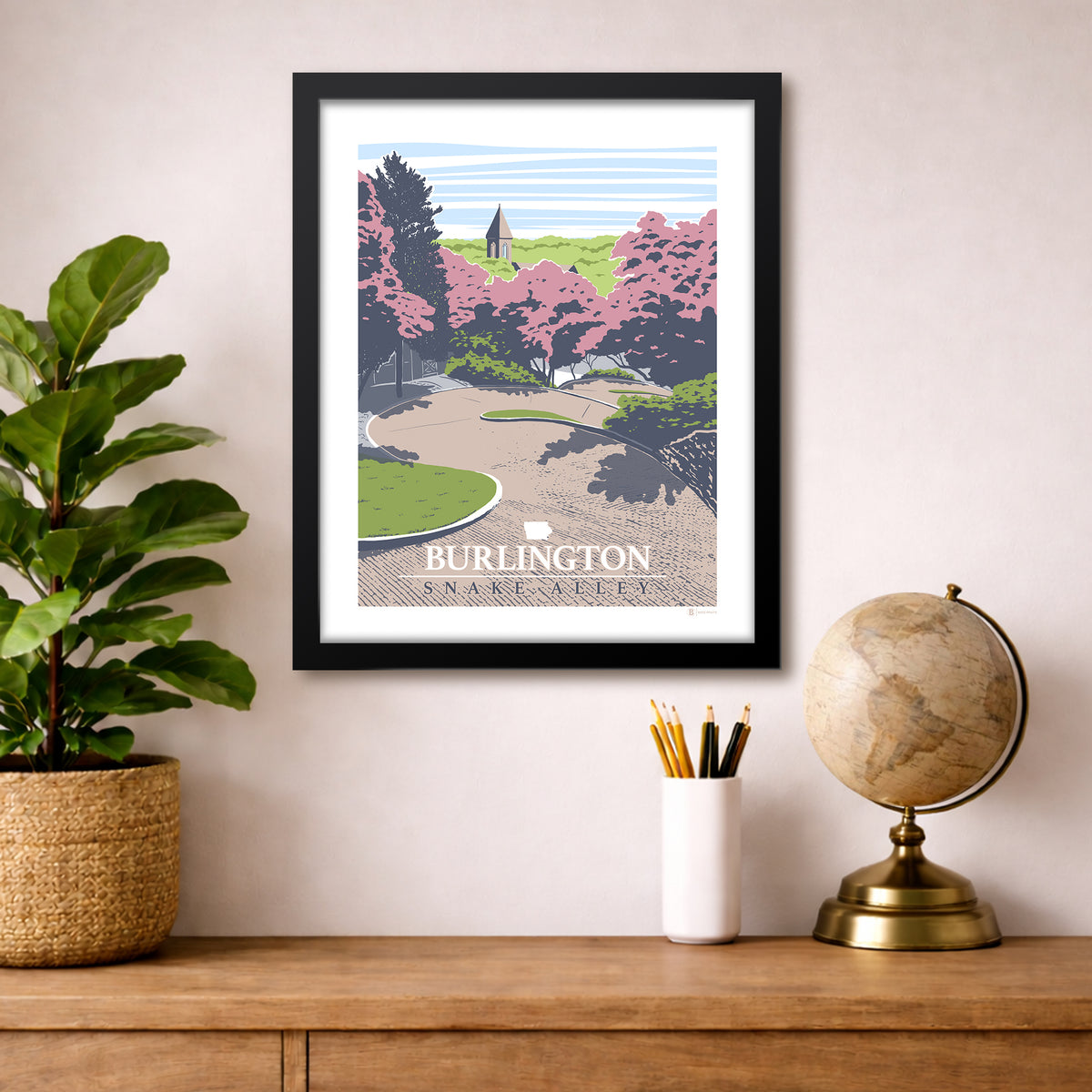 Burlington Snake Alley Print