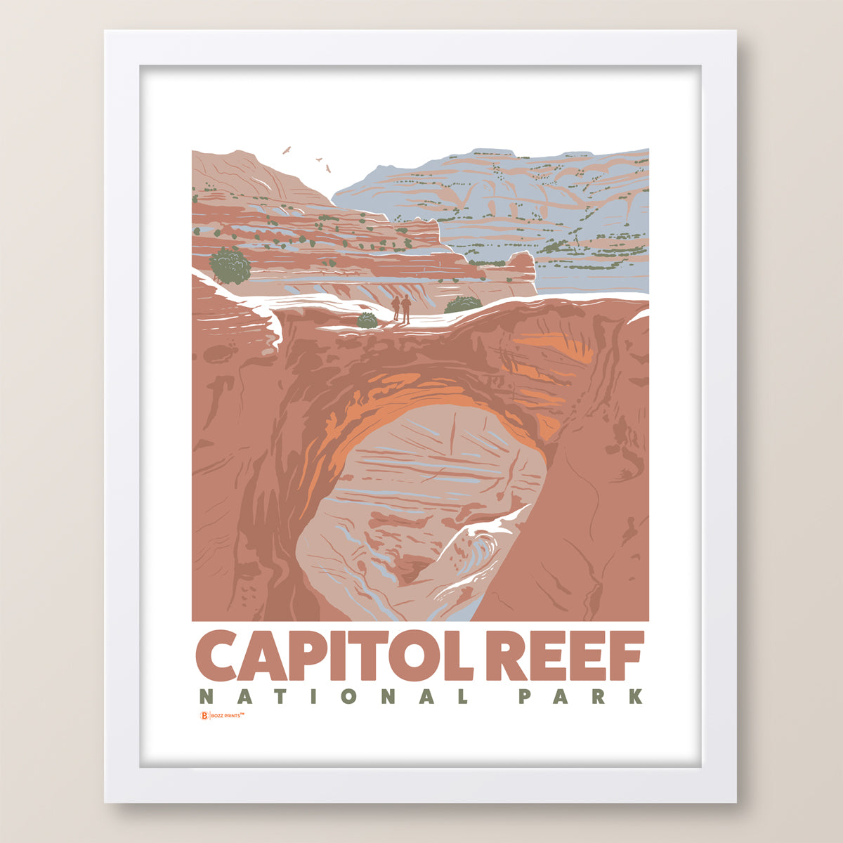 Capitol Reef National Park Cassidy Arch Print