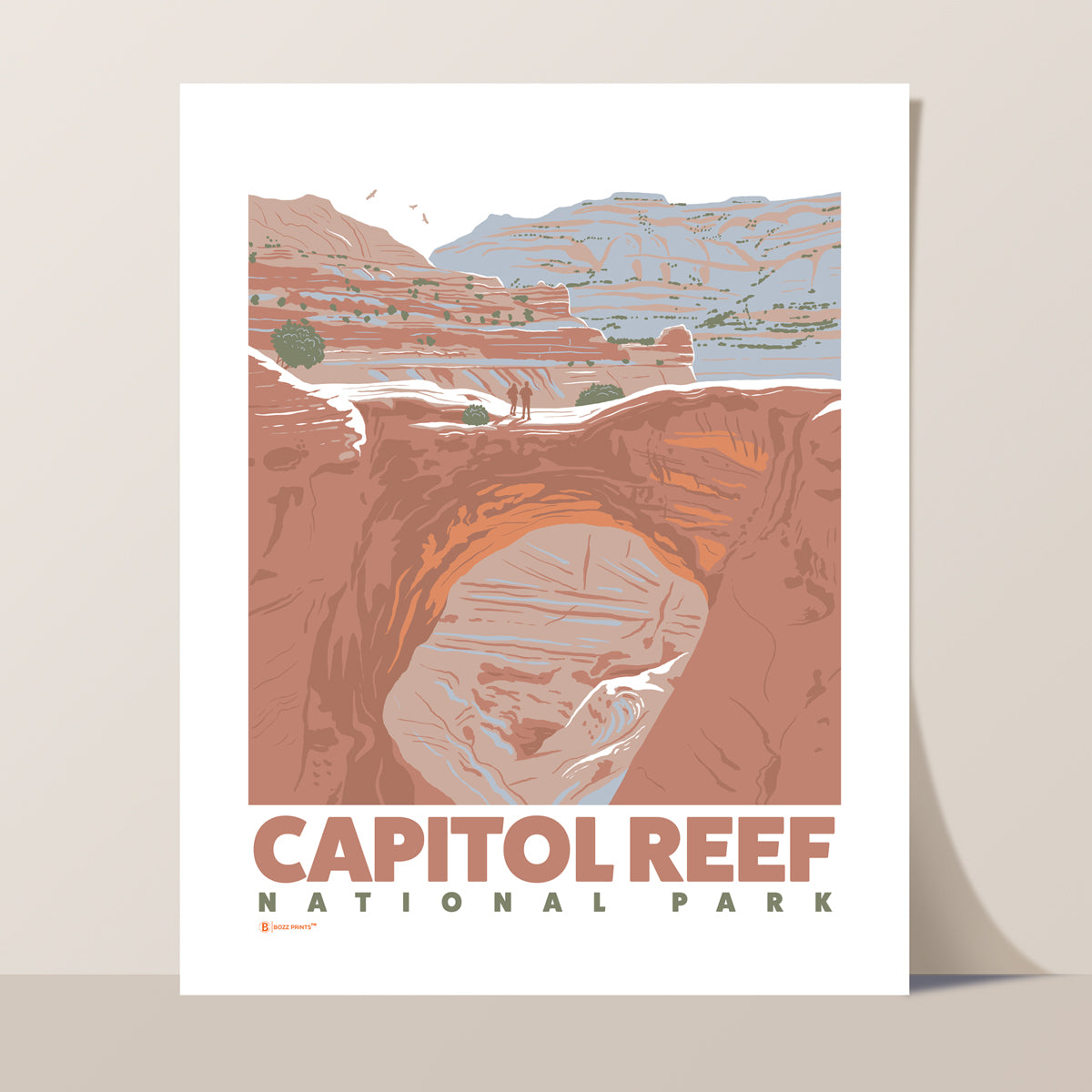Capitol Reef National Park Cassidy Arch Print