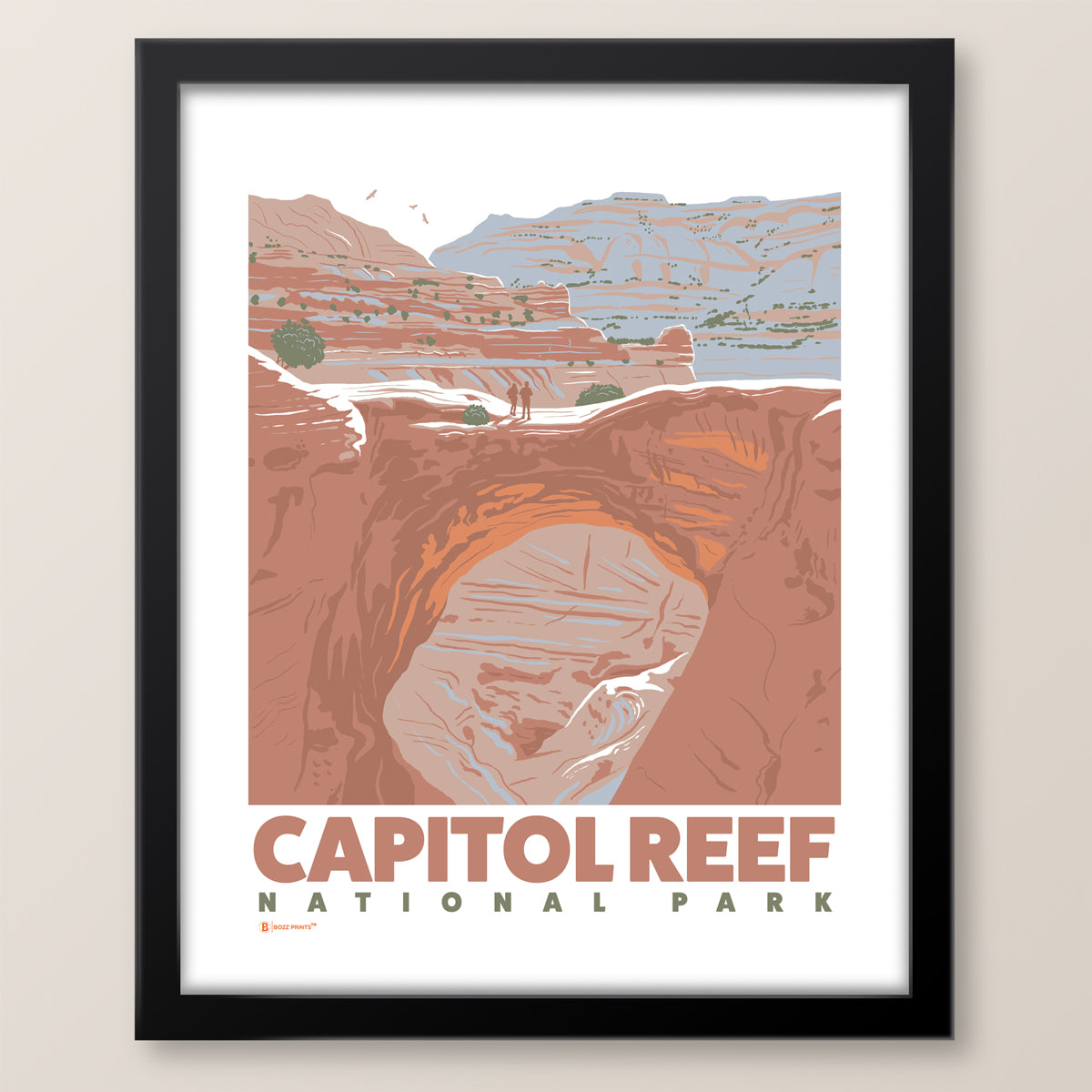 Capitol Reef National Park Cassidy Arch Print
