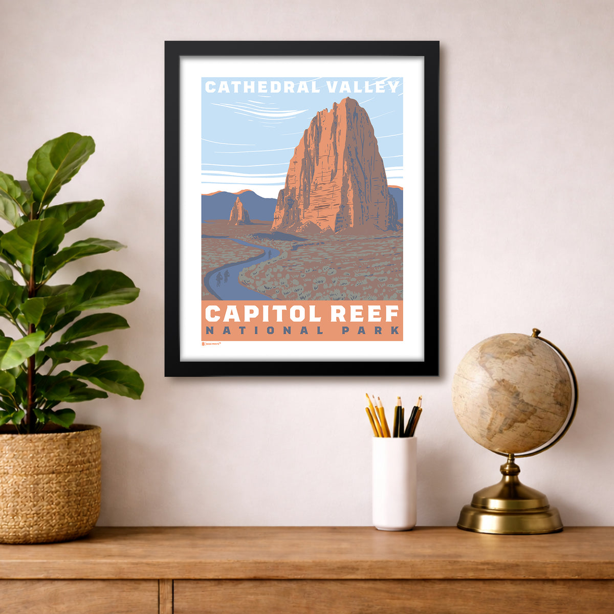 Capitol Reef National Park Cathedral Valley Print