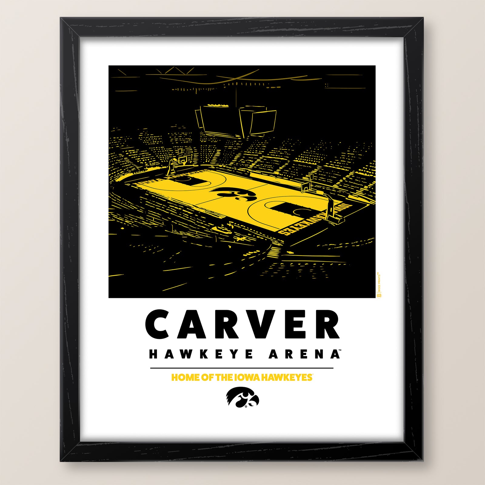 University of Iowa Carver-Hawkeye Arena Print