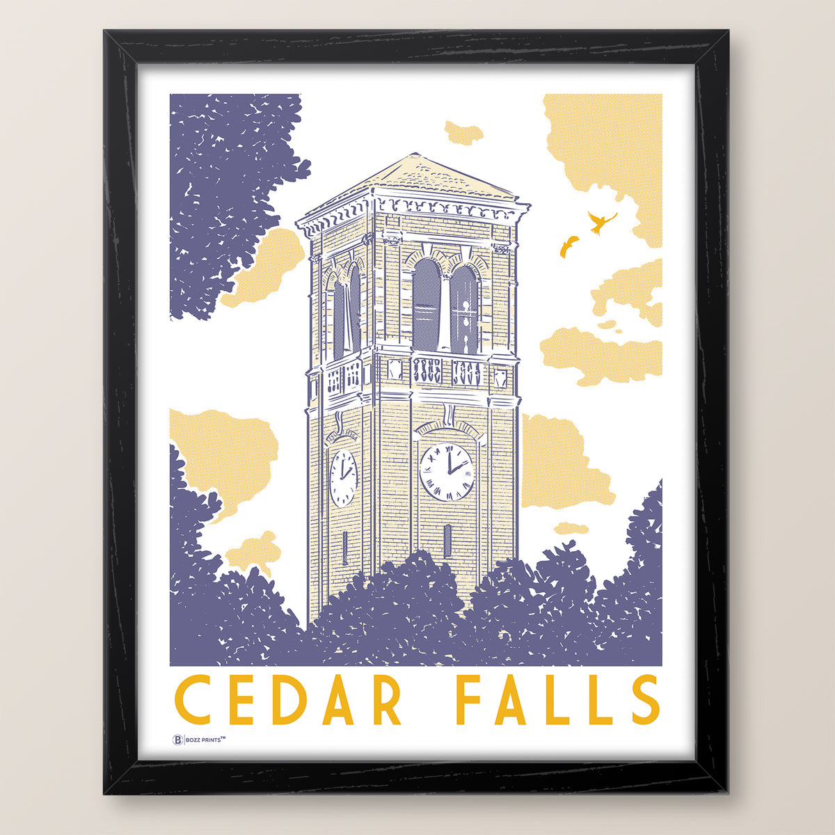 Cedar Falls Campanile Print