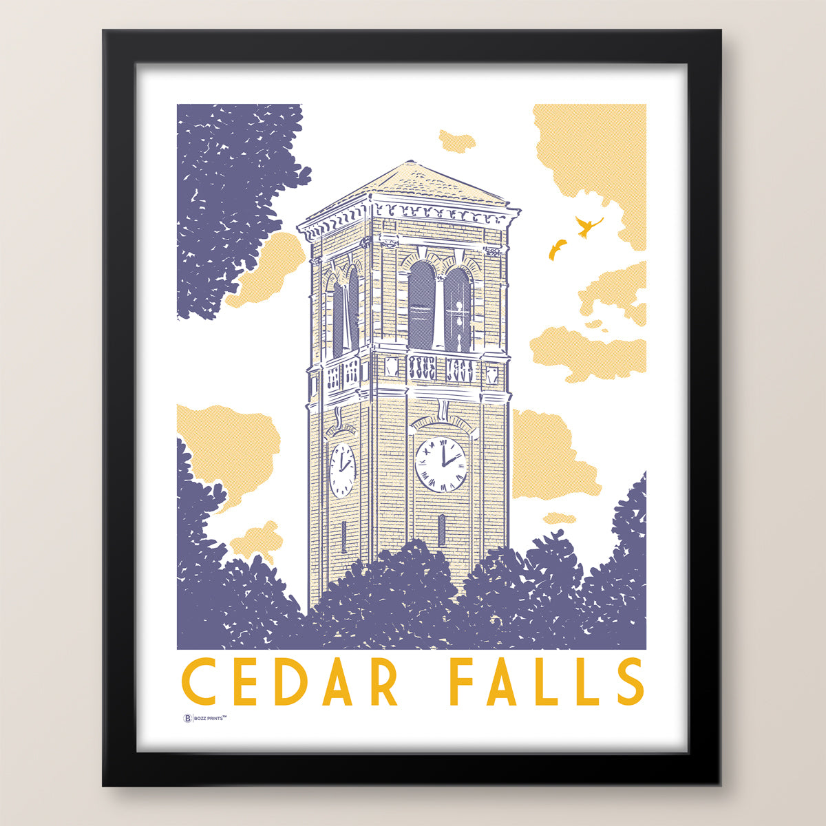 Cedar Falls Campanile Print