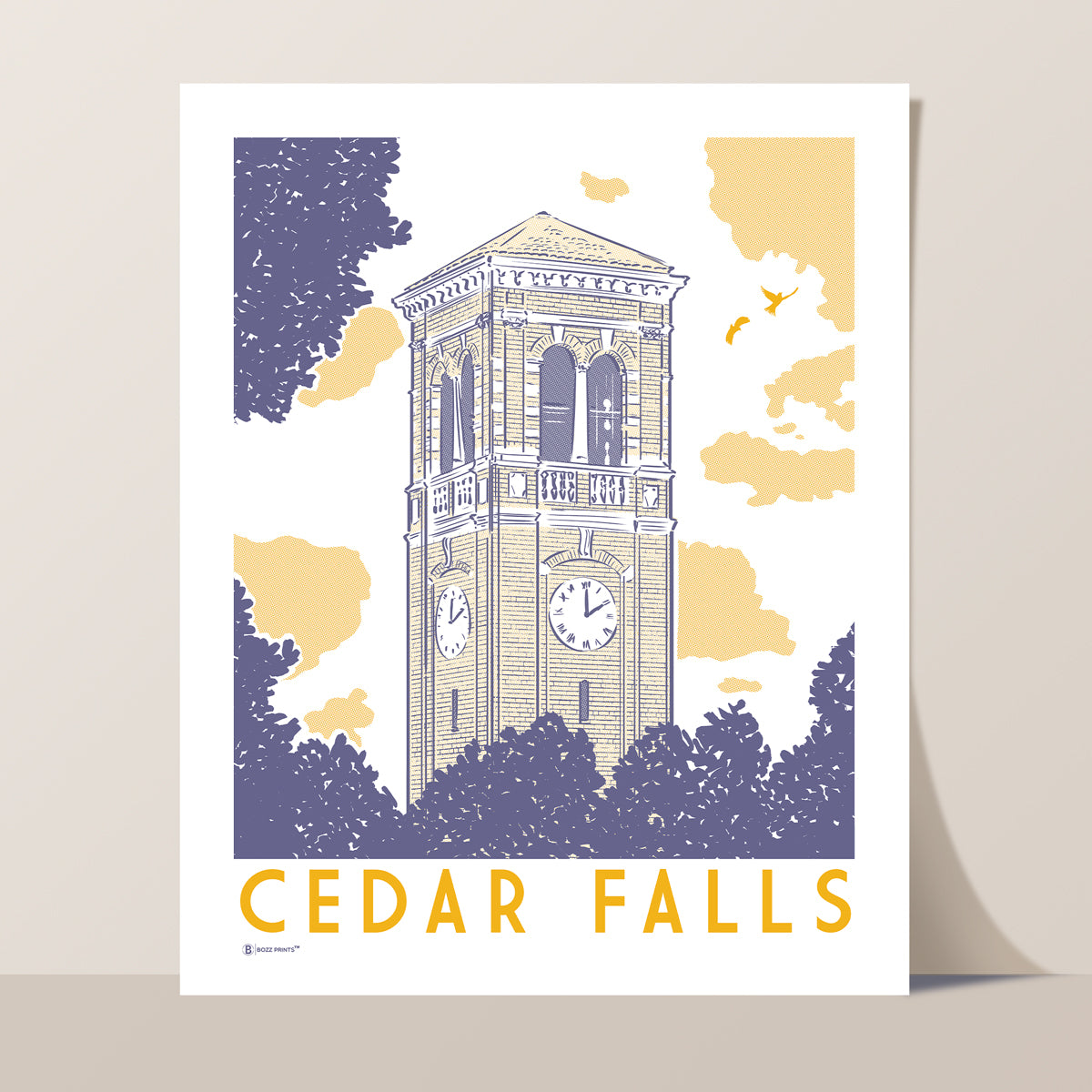 Cedar Falls Campanile Print