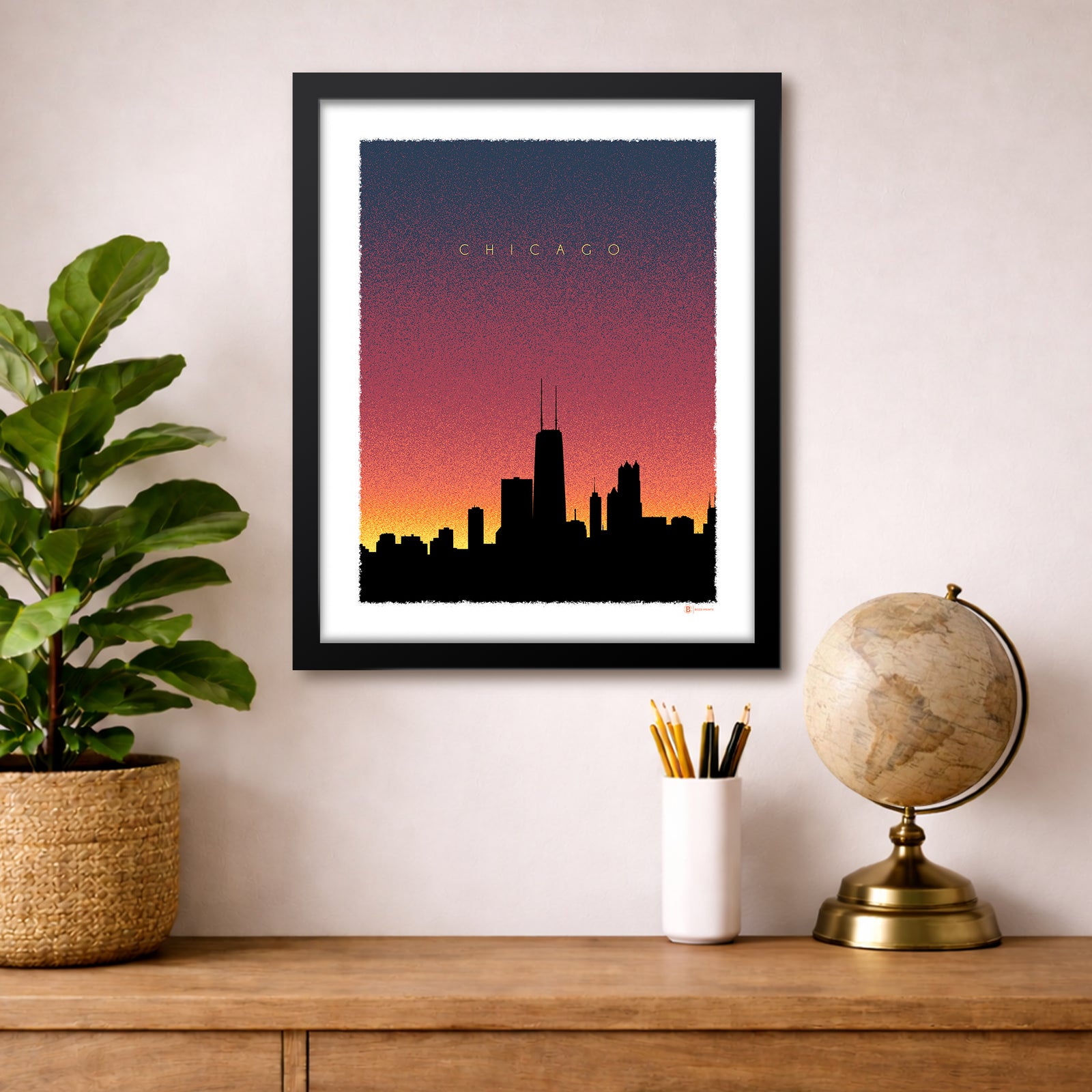 Chicago Dusk Print