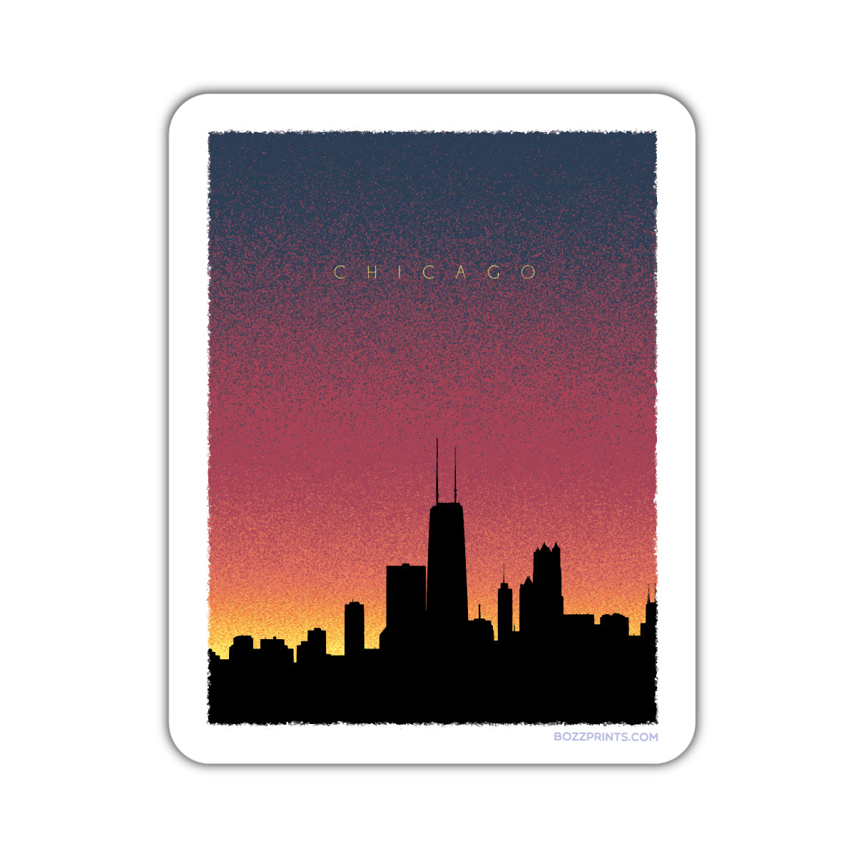 Chicago Skyline Dusk