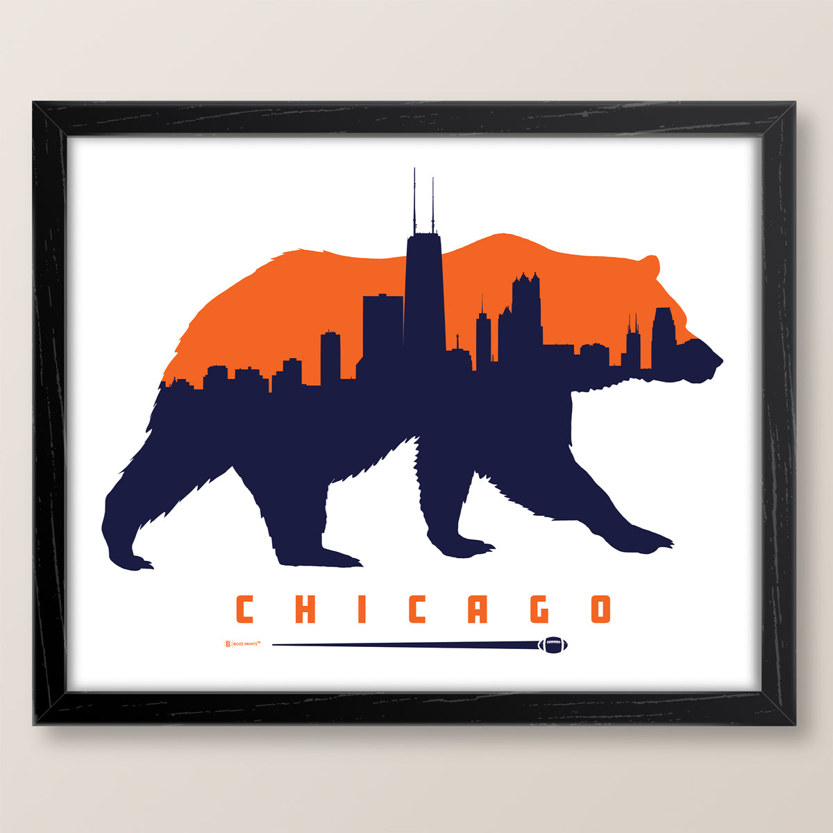 Chicago Football Print