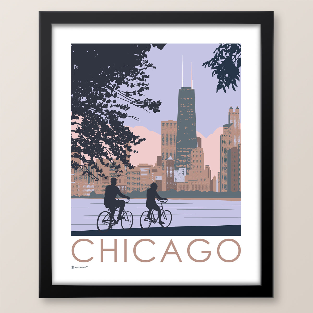Chicago Illinois Lakefront Art Print - Bozz Prints