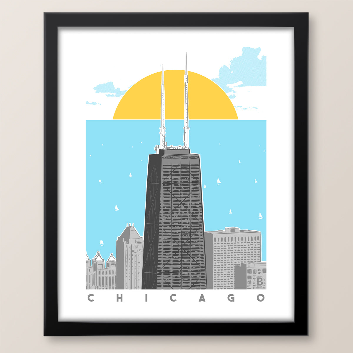 Chicago Lakeview Print