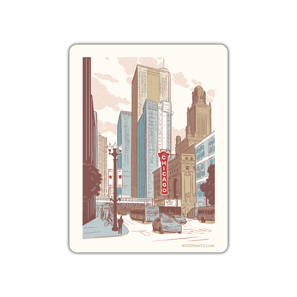 Chicago Loop Sticker/Magnet