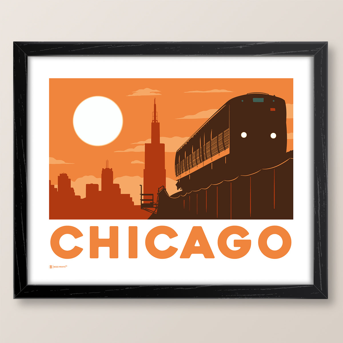 Chicago Sunrise Print