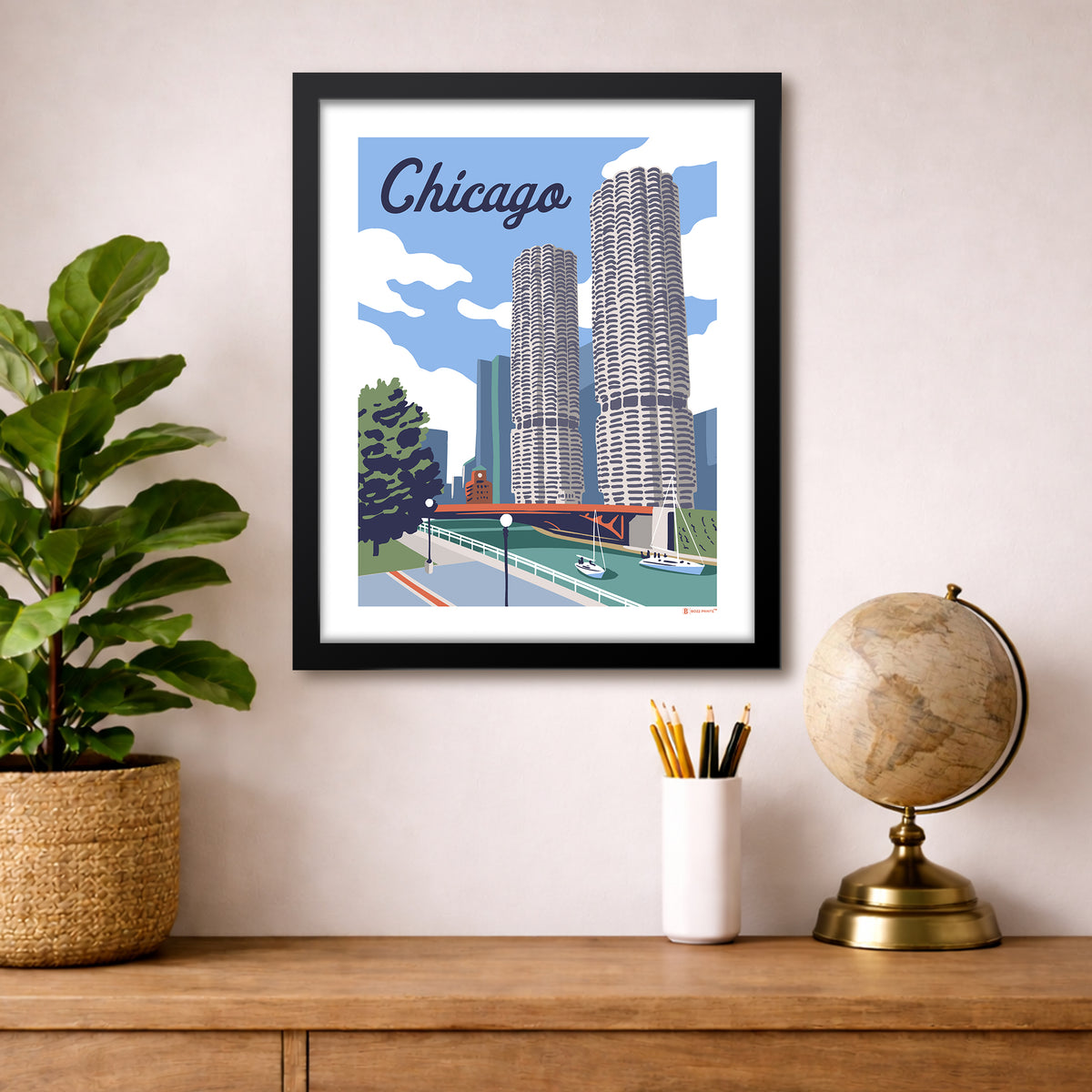 Chicago Riverwalk Print
