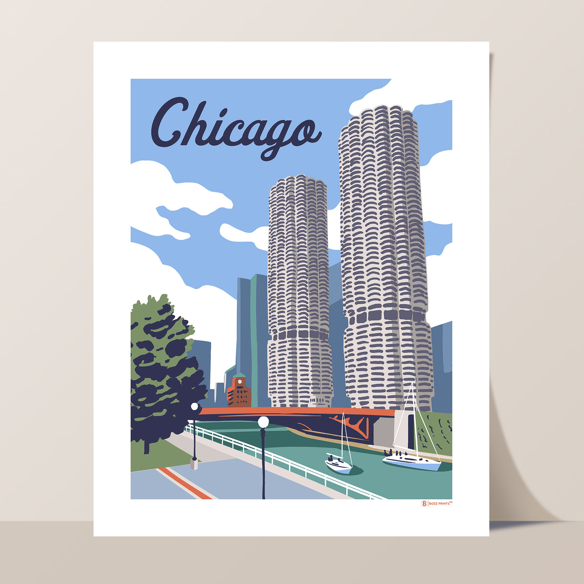 Chicago Riverwalk Print