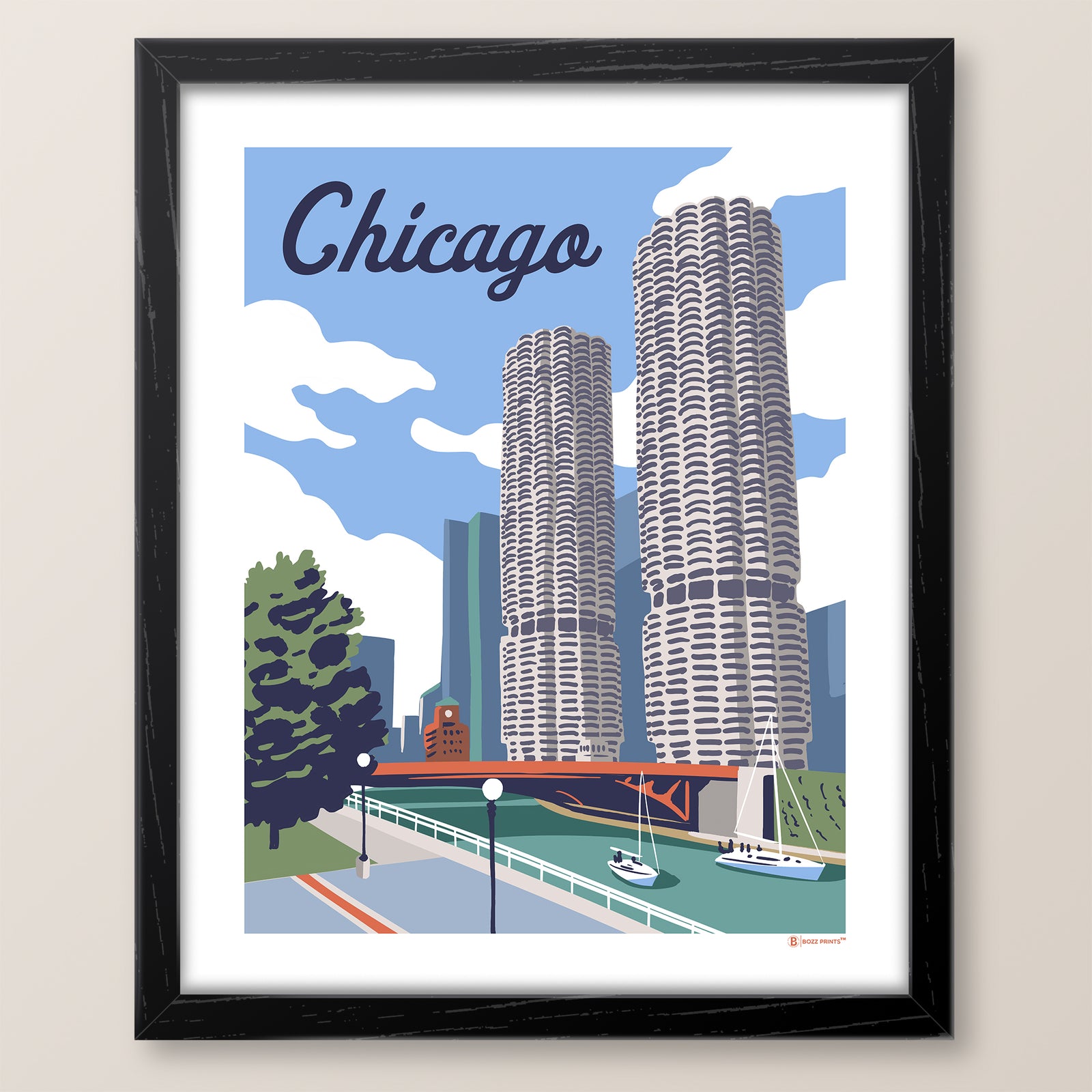 Chicago Riverwalk Print