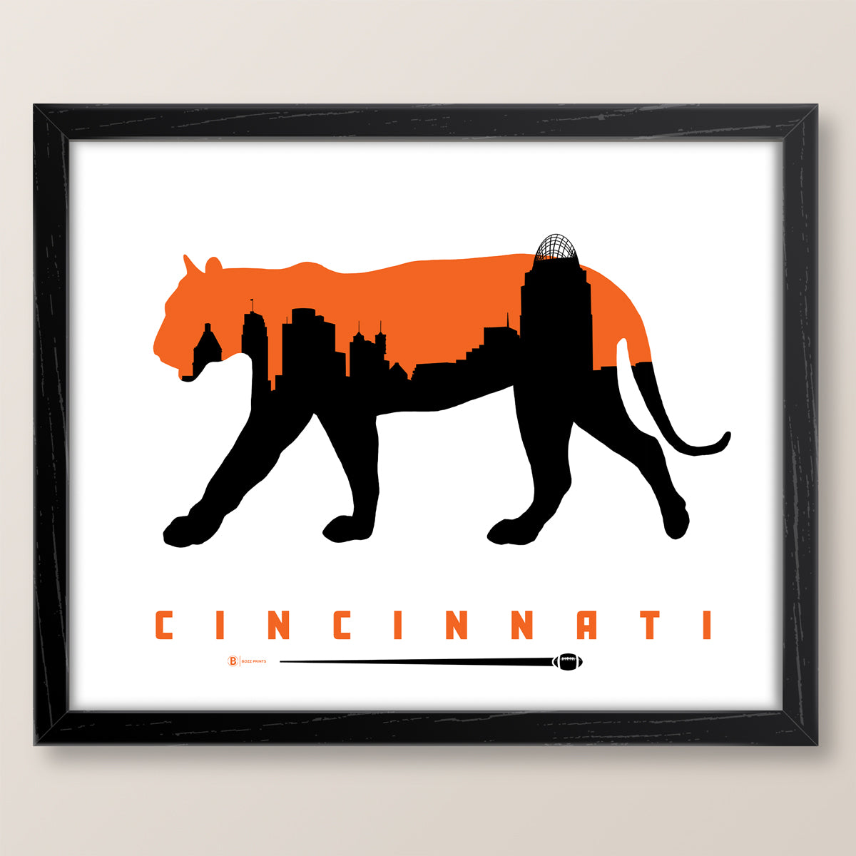 Cincinnati Football Print