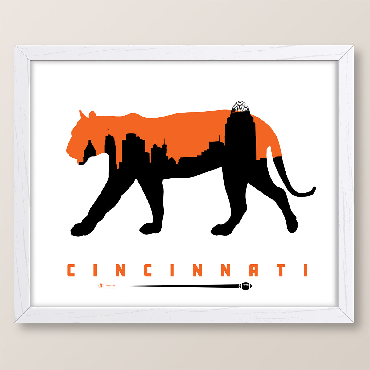 Cincinnati Football Print