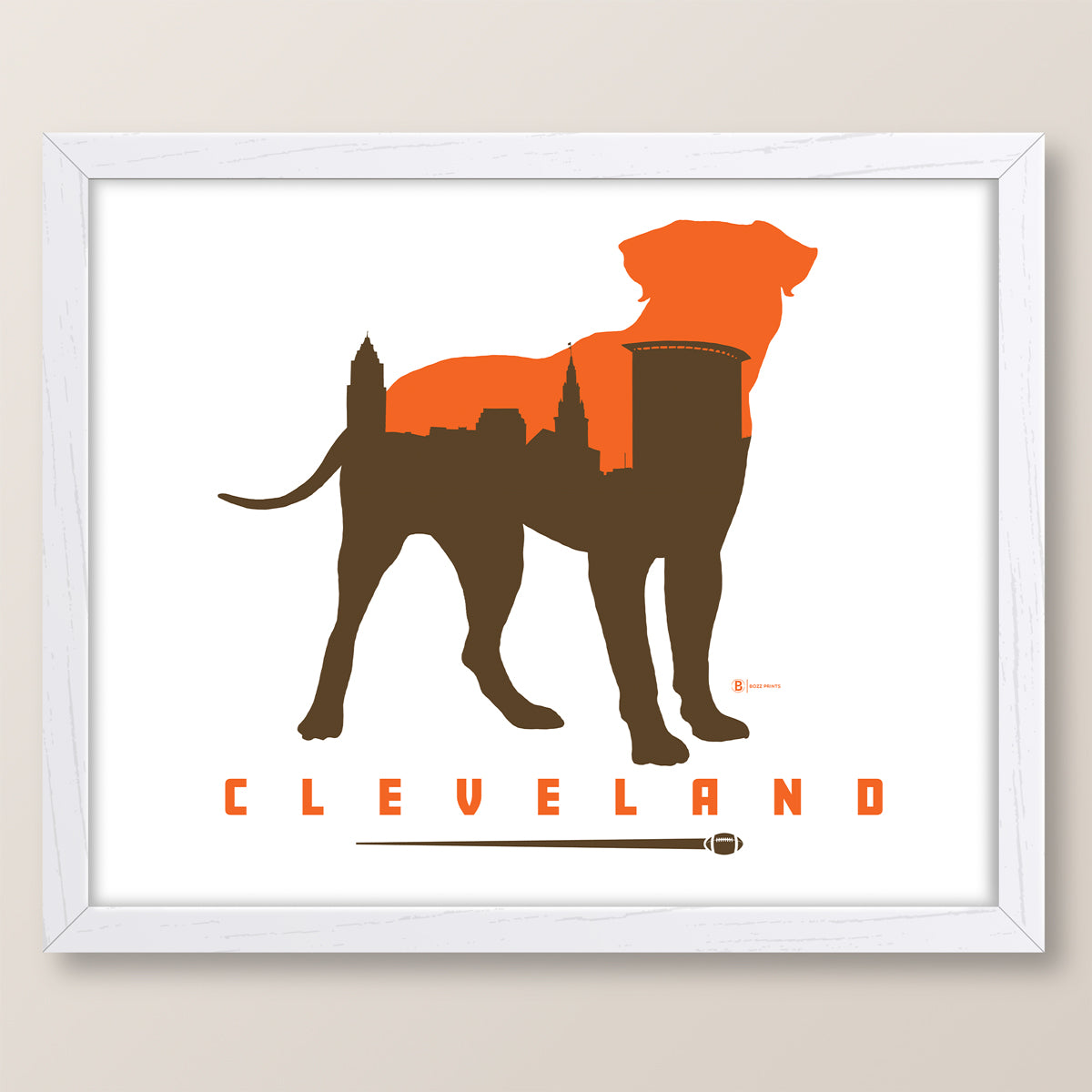 Cleveland Football Print