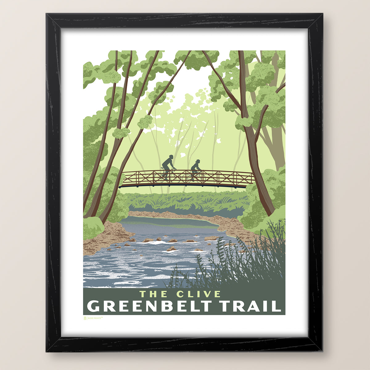 Clive Greenbelt Trail Print