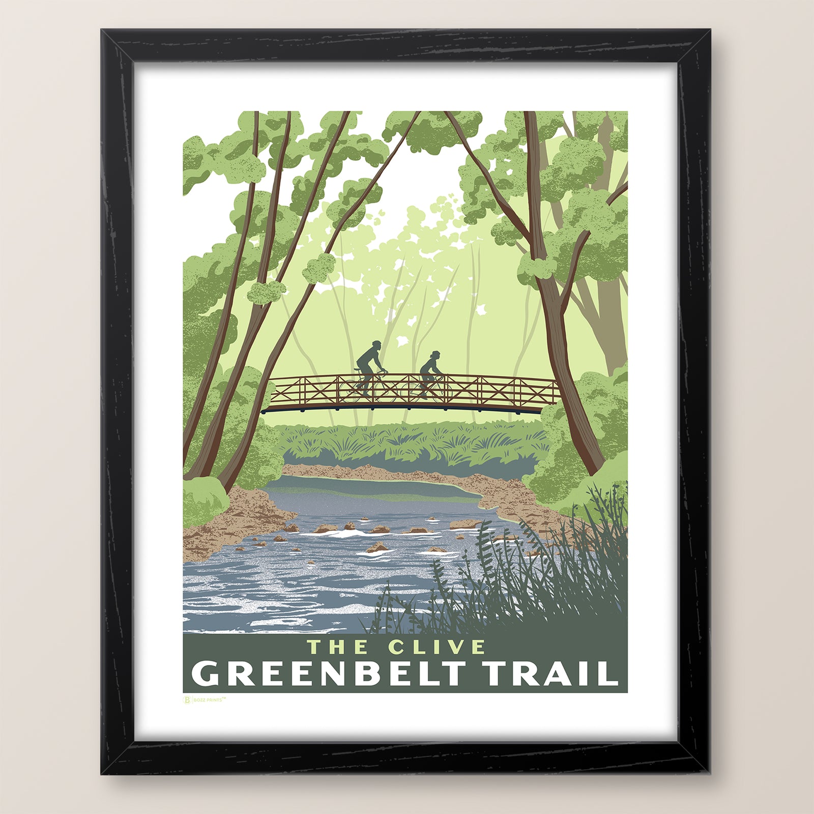 Clive Greenbelt Trail Print