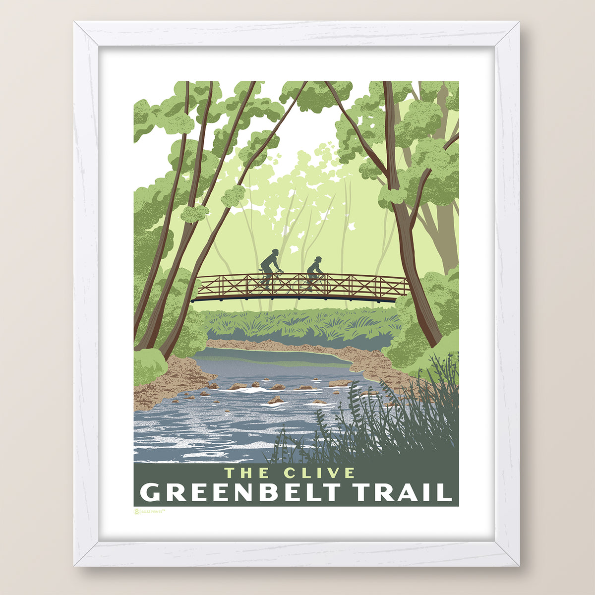 Clive Greenbelt Trail Print