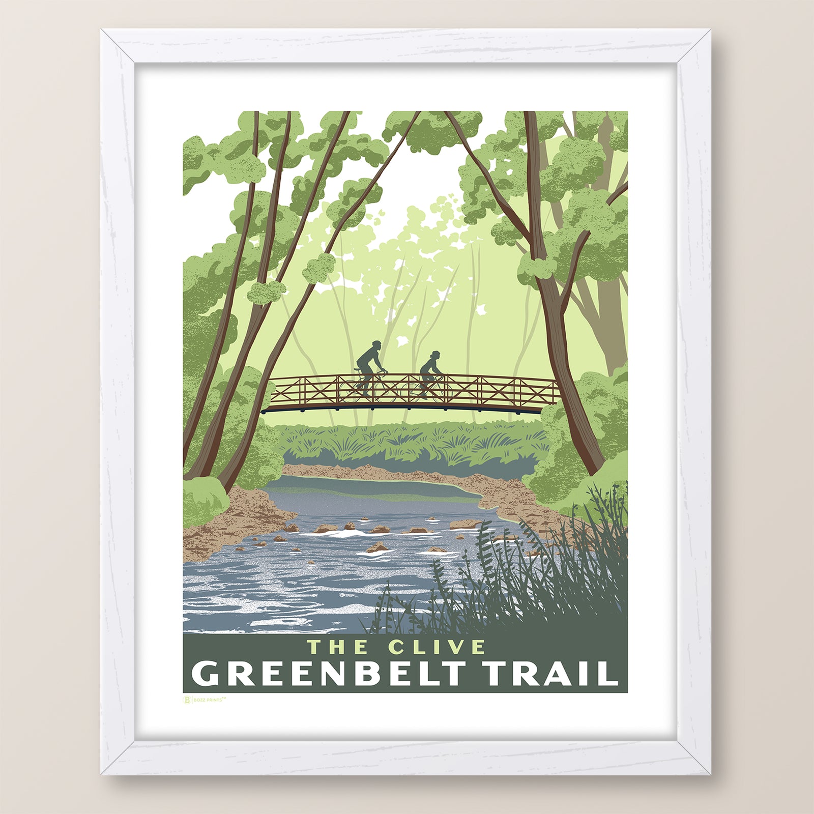 Clive Greenbelt Trail Print