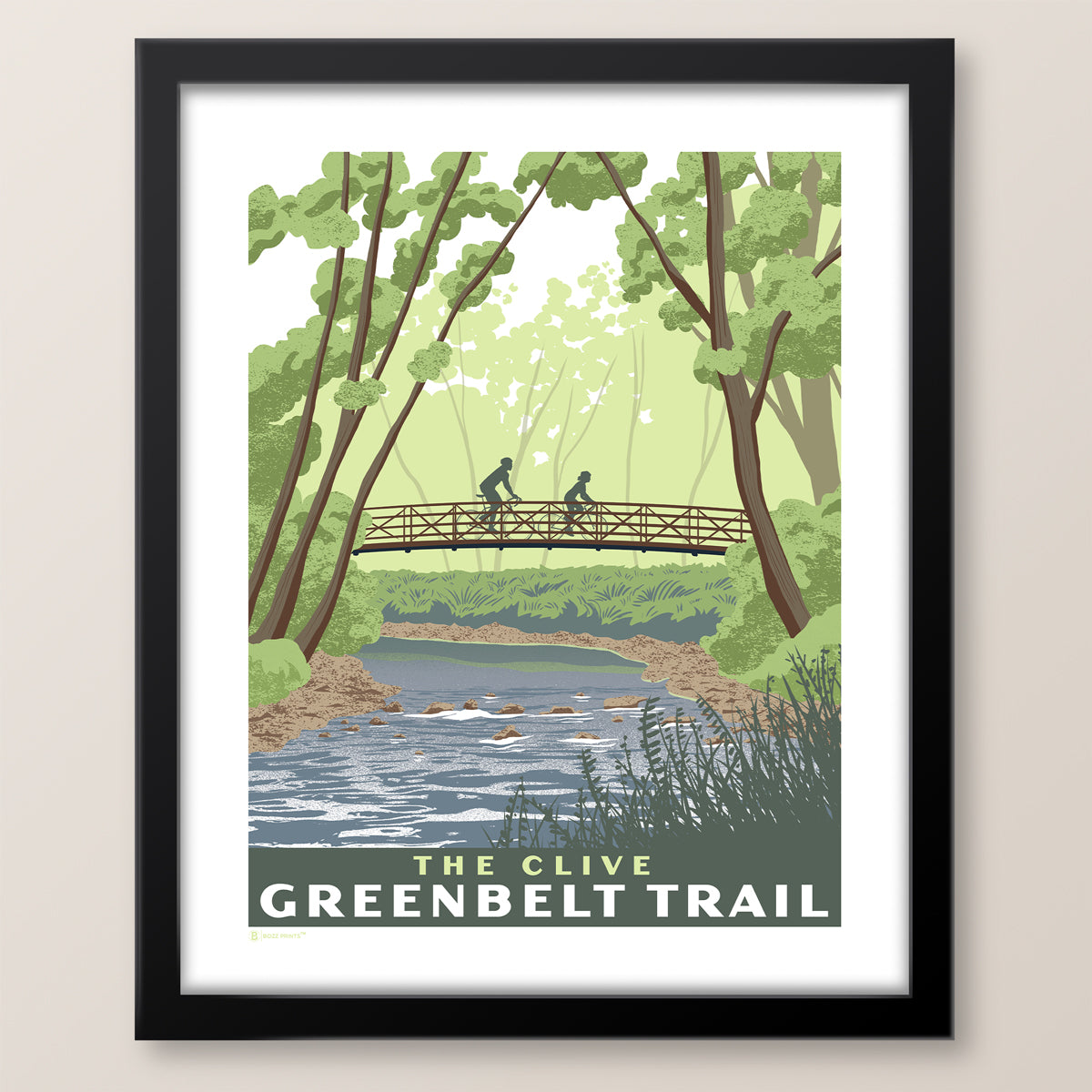 Clive Greenbelt Trail Print