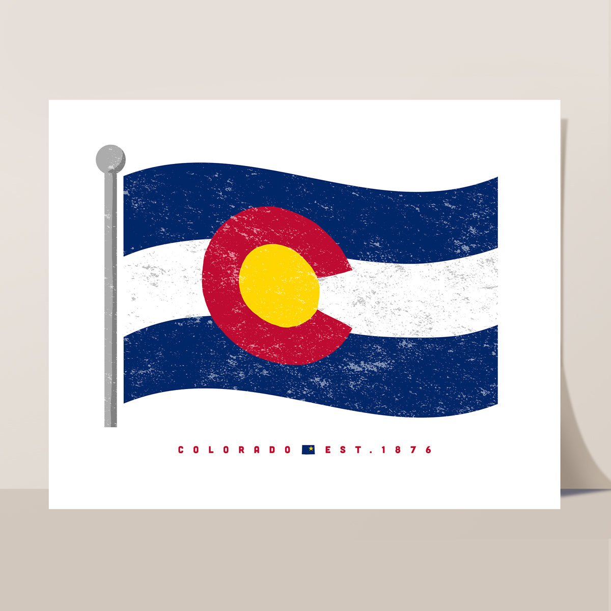 Colorado Flag Print
