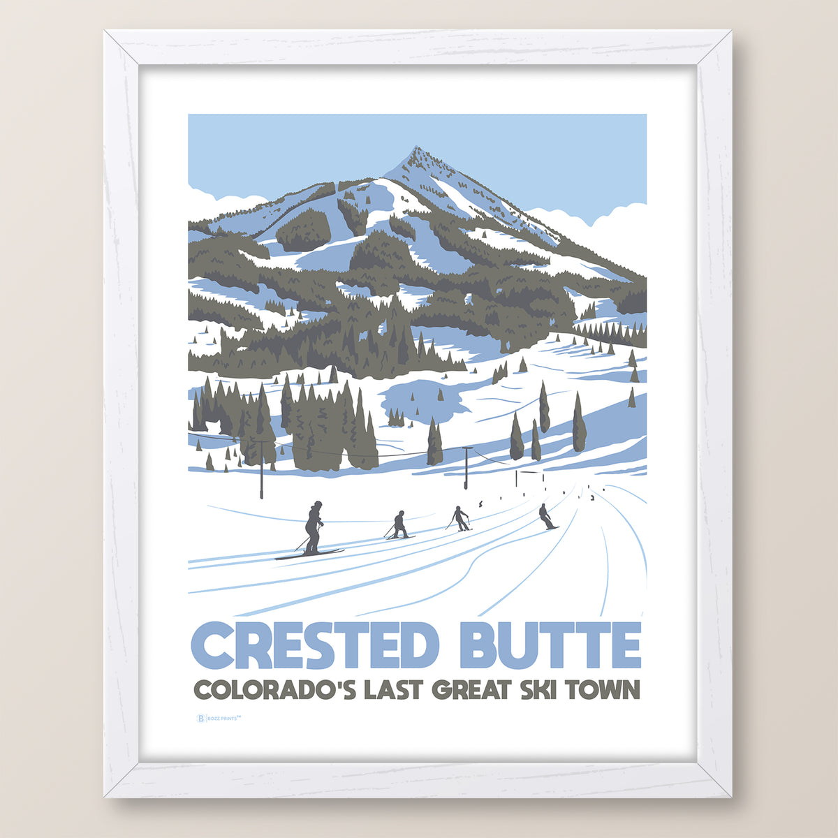 Crested Butte Ski Town Print