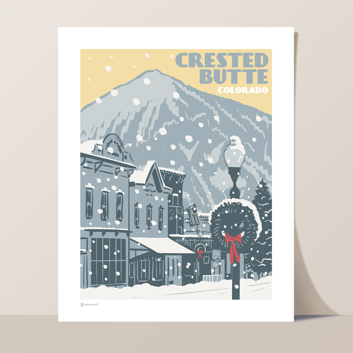 Crested Butte Elk Avenue Print