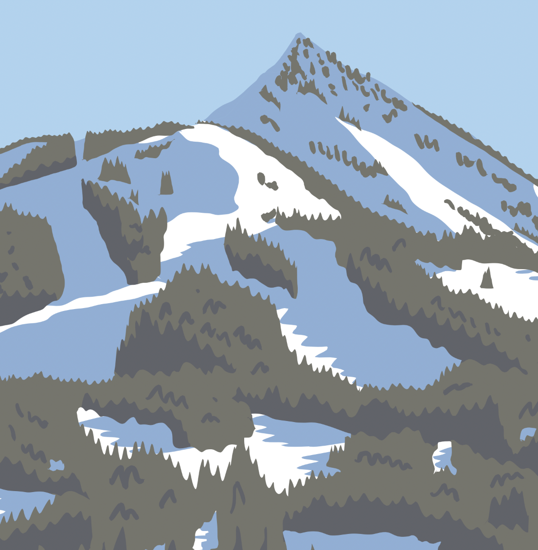 Crested Butte Ski Town Print