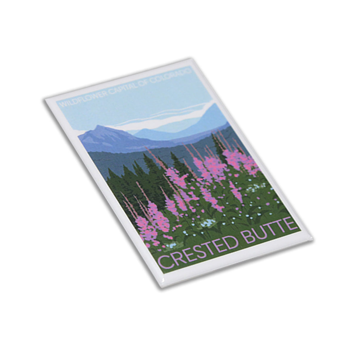 Crested Butte Wildflowers Hard Magnet