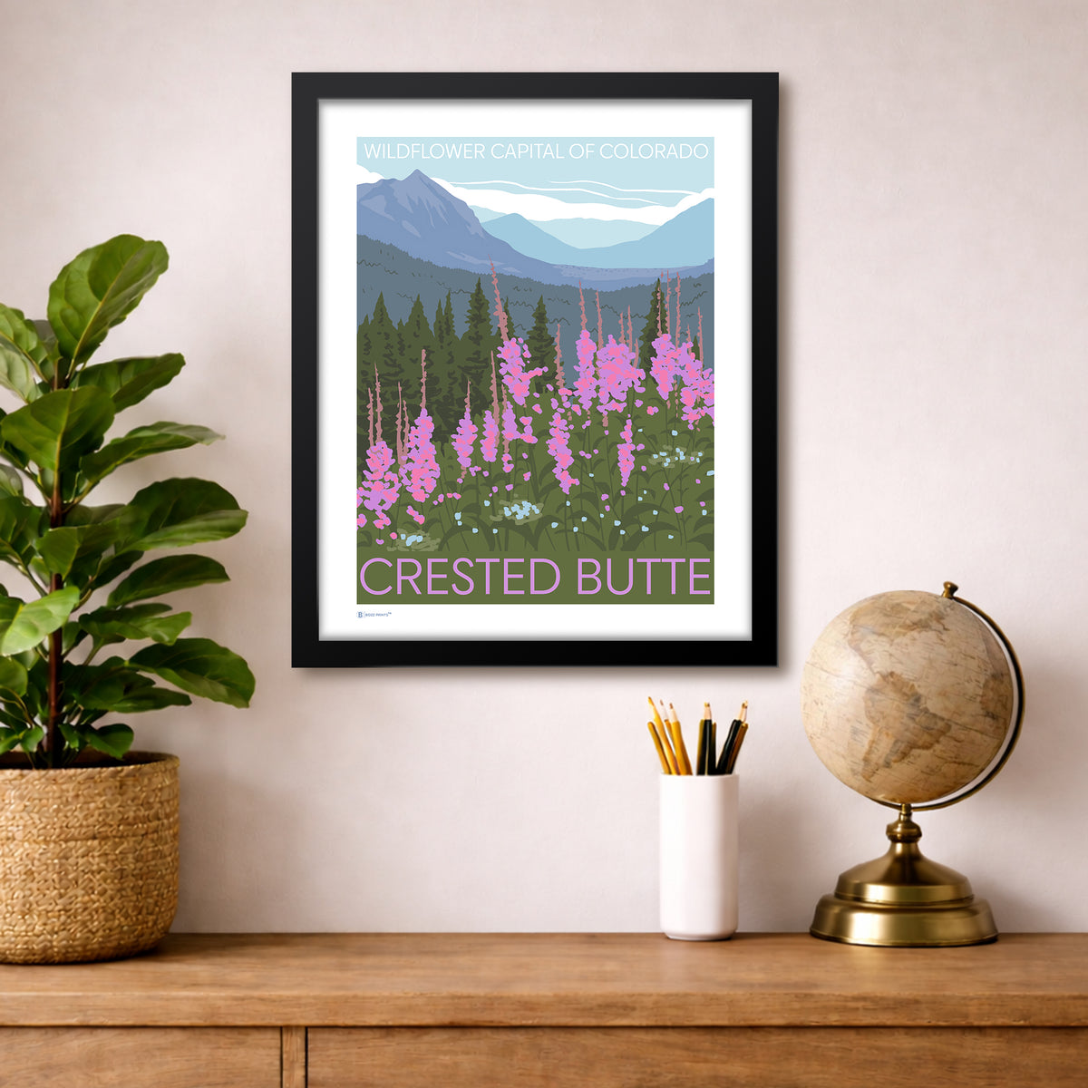 Crested Butte Wildflower Capitol Print
