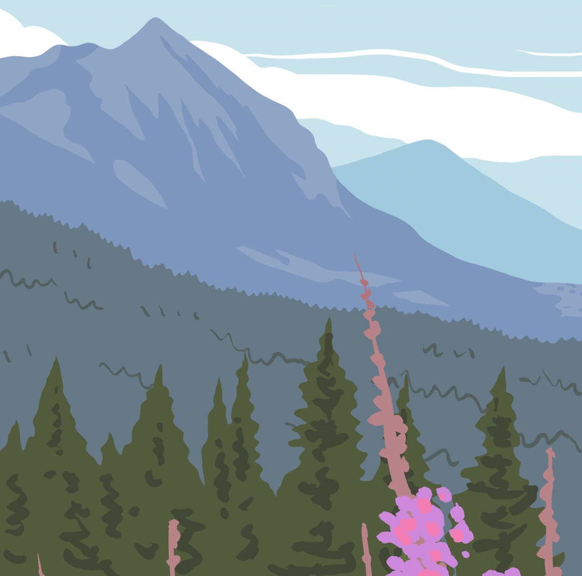 Crested Butte Wildflower Capitol Print