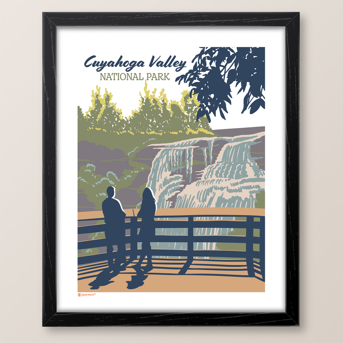 Cuyahoga Falls National Park Brandywine Falls Print