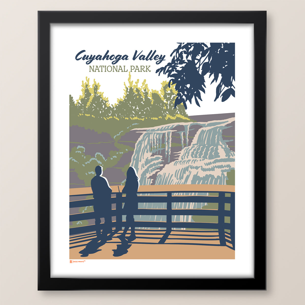 Cuyahoga Falls National Park Brandywine Falls Print