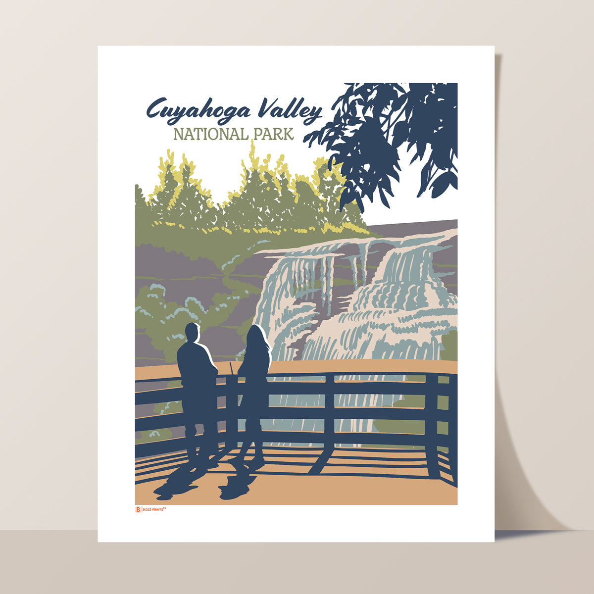 Cuyahoga Falls National Park Brandywine Falls Print