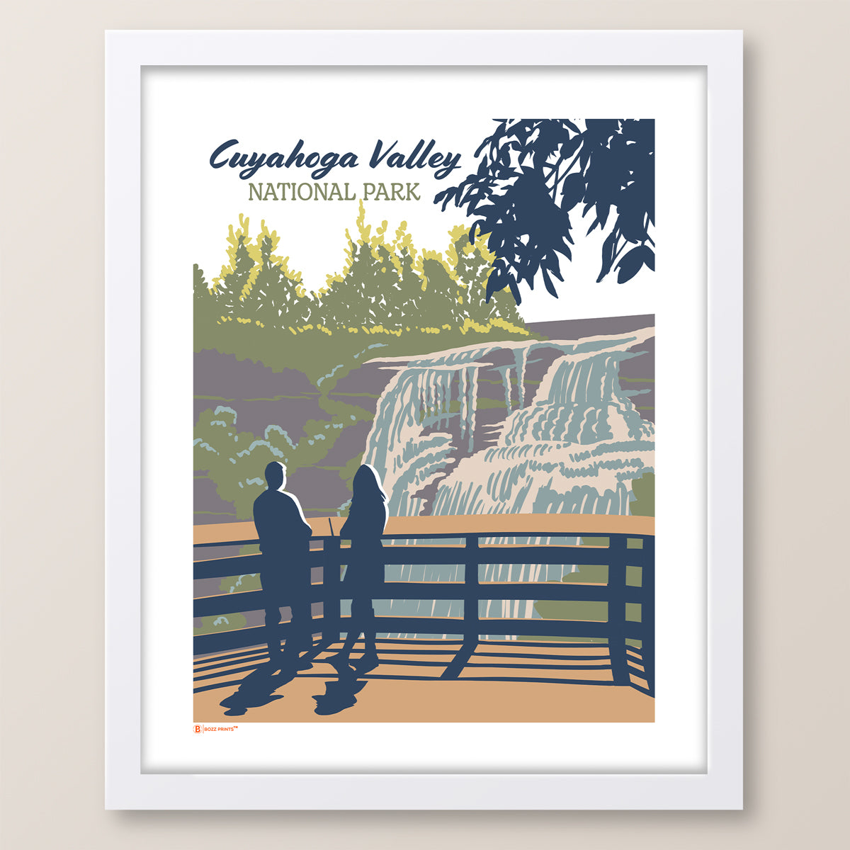 Cuyahoga Falls National Park Brandywine Falls Print